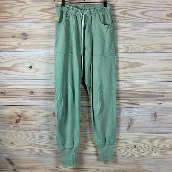 Big Bud Sweatsuit XS P Sage Green French Terry Knit Los Angeles Made Athleisure - Picture 8 of 15